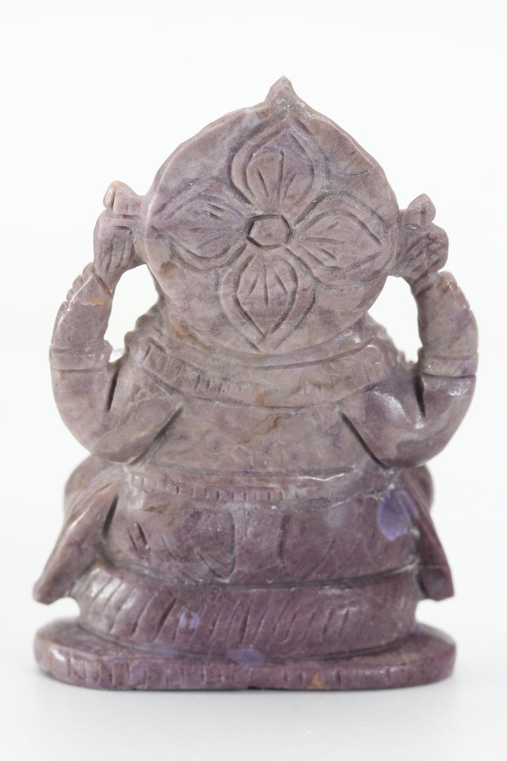 2.5" Turkish Purple Jade Ganesha DX4460