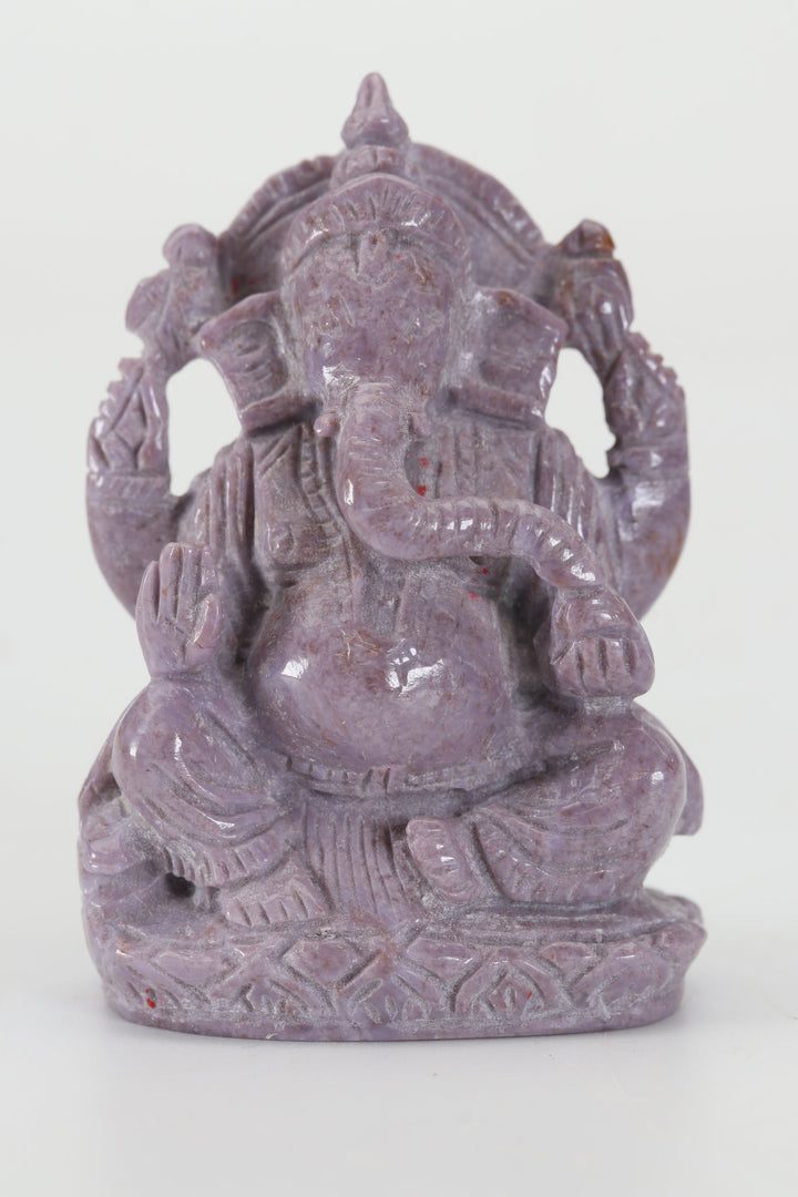2.25" Turkish Purple Jade Ganesha DX4462
