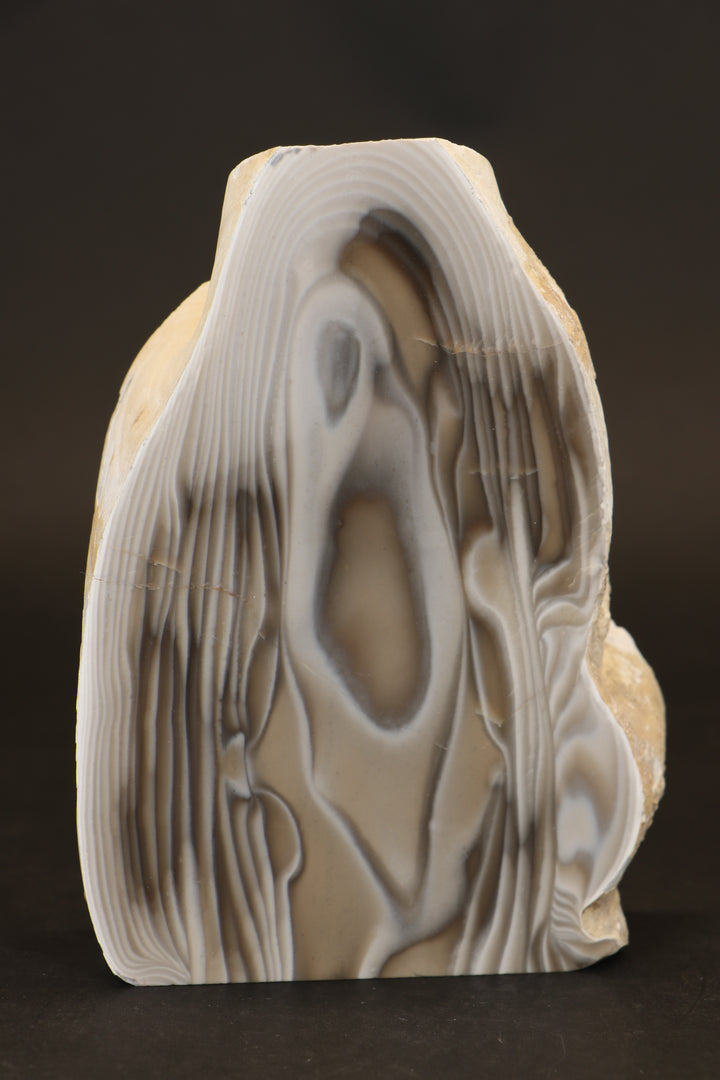 6.5" Polish Flint Freeform Display DX671