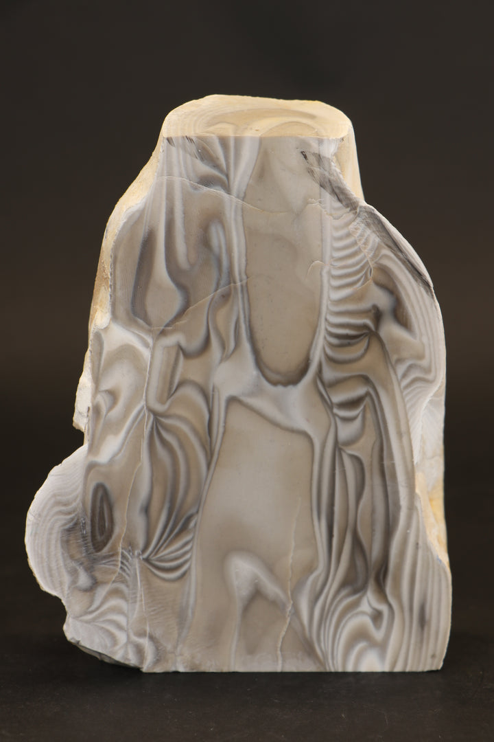6.5" Polish Flint Freeform Display DX671