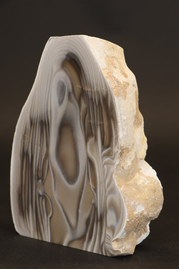 6.5" Polish Flint Freeform Display DX671