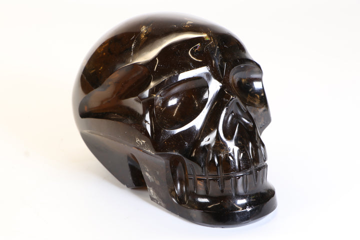 4.5" Citrine Crystal Skull Carving TD346