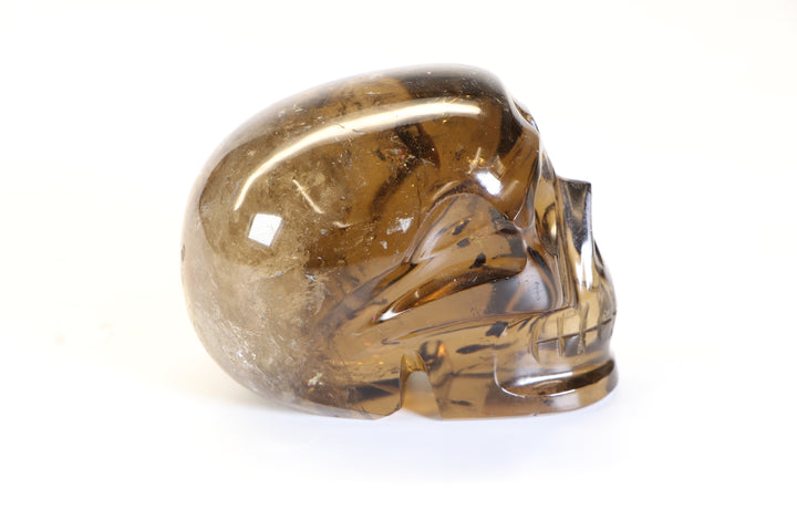 3" Citrine Crystal Skull Carving TD353