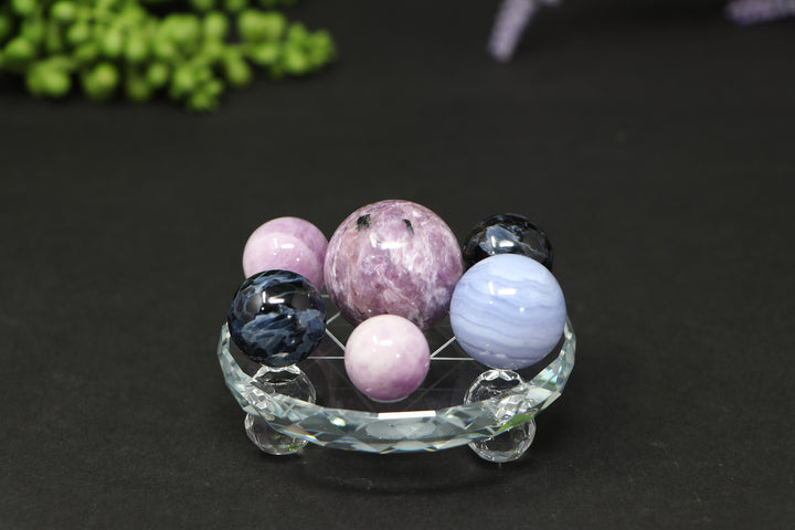 3" Glass Multi-Sphere Stand