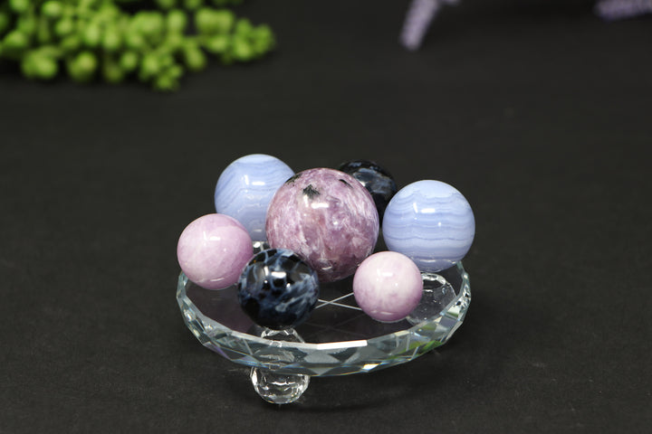 3" Glass Multi-Sphere Stand