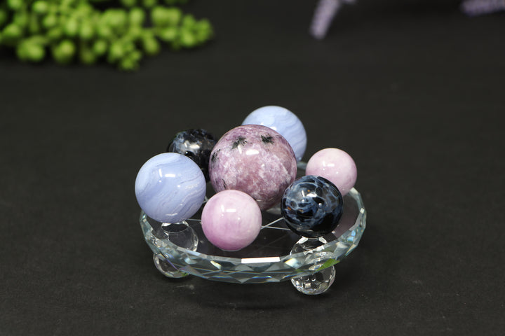 3" Glass Multi-Sphere Stand