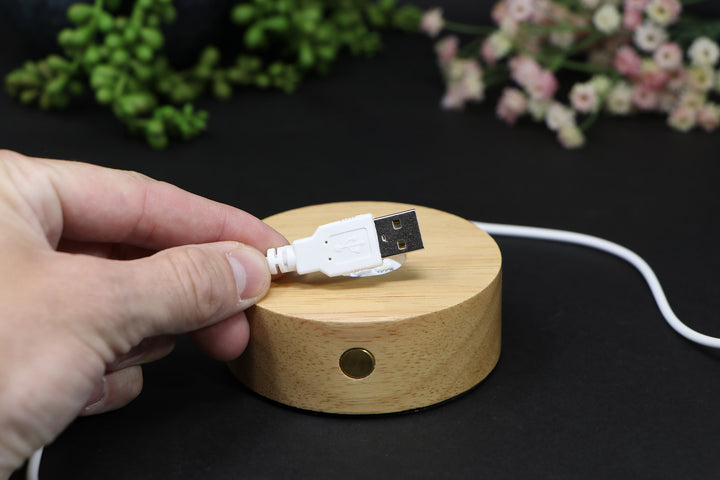 Color Changing LED Light Stand with USB Connection