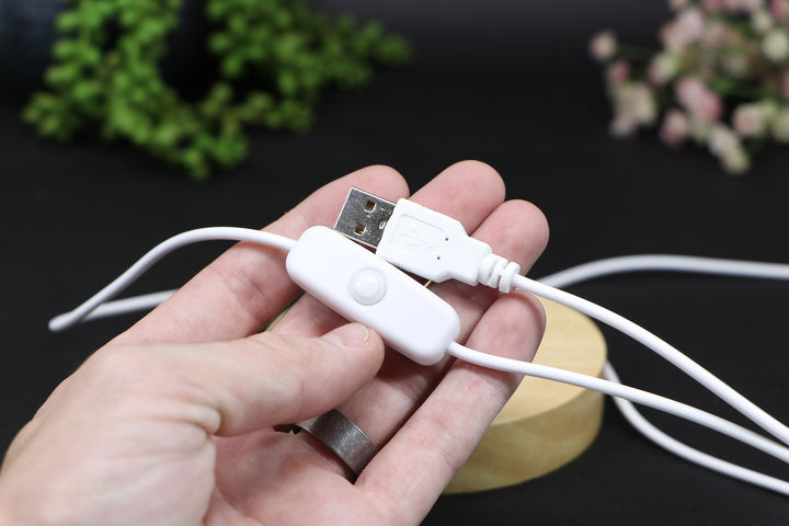 White LED Light Stand with USB Connection