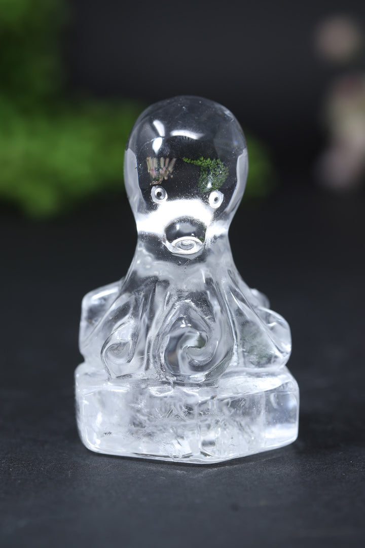 Quartz Octopus Carving DD2554
