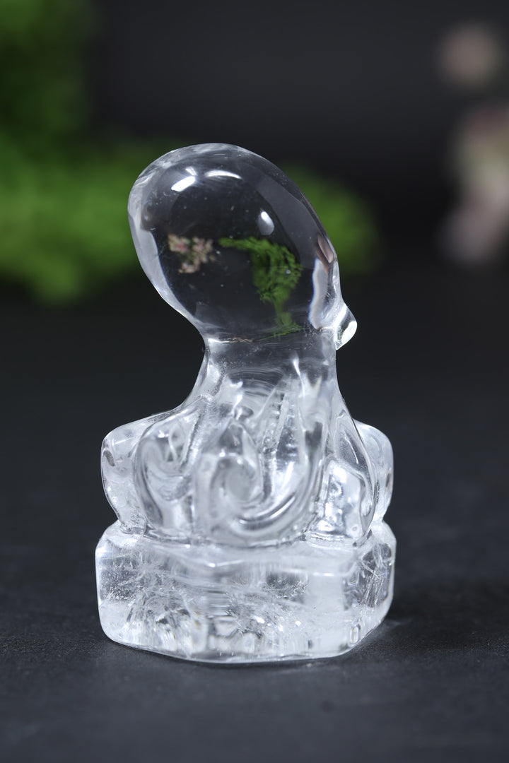 Quartz Octopus Carving DD2554