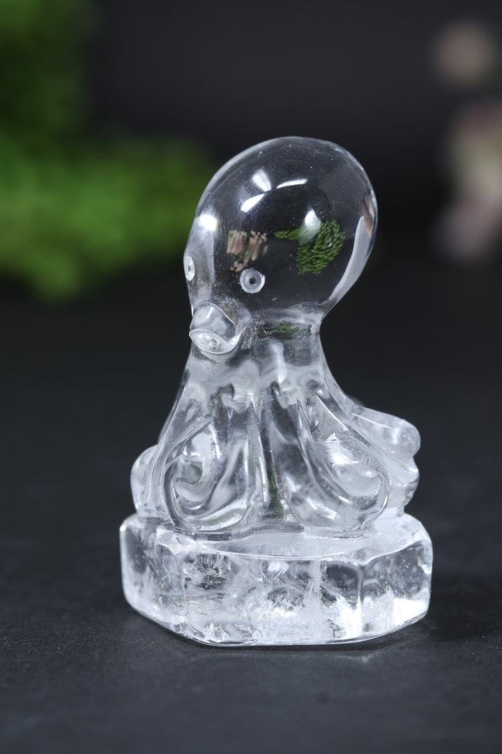 Quartz Octopus Carving DD2554