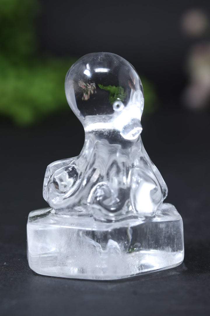 Quartz Octopus Carving DD2552