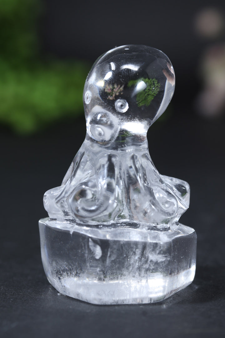 Quartz Octopus Carving DD2550
