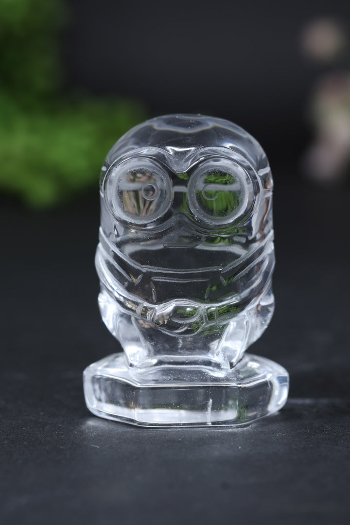 Quartz Crystal Minion Carving DD2605