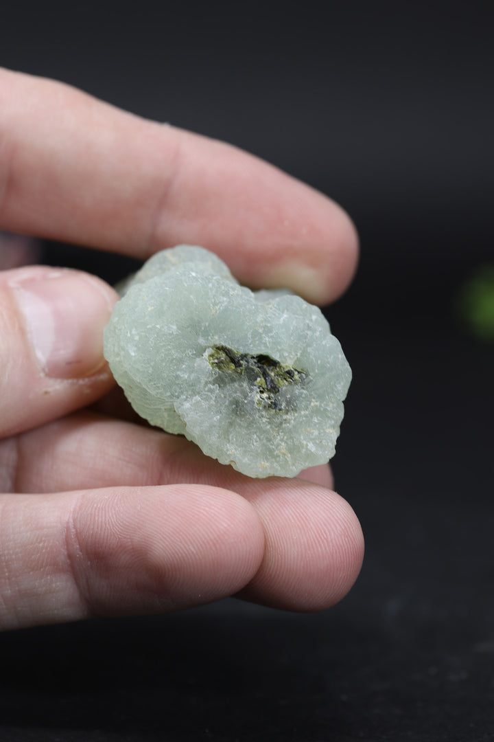 Prehnite on Epidote Stalactite DA969