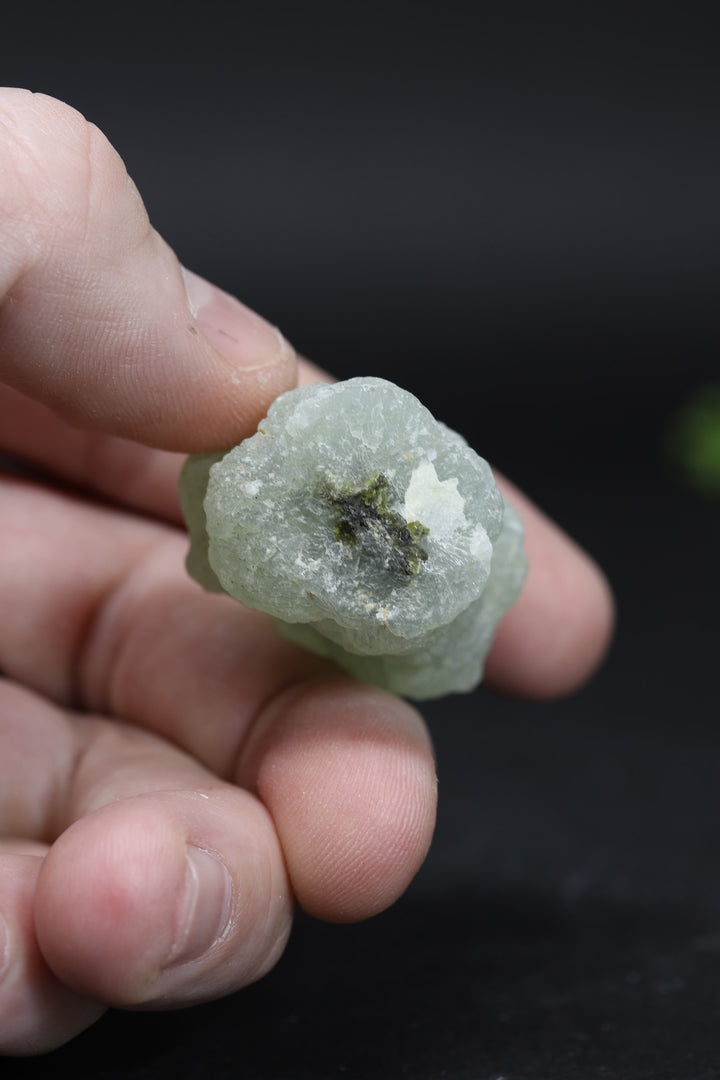 Prehnite on Epidote Stalactite DA967