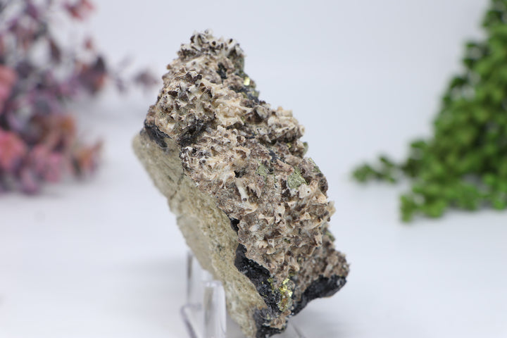 Pyrite and Calcite on Galena from 9th of September Mine DC460