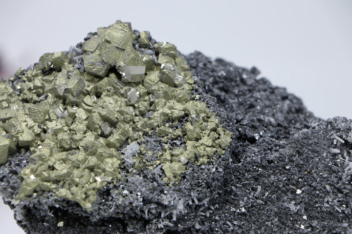 Pyrite on Galena from 9th of September Mine DC459