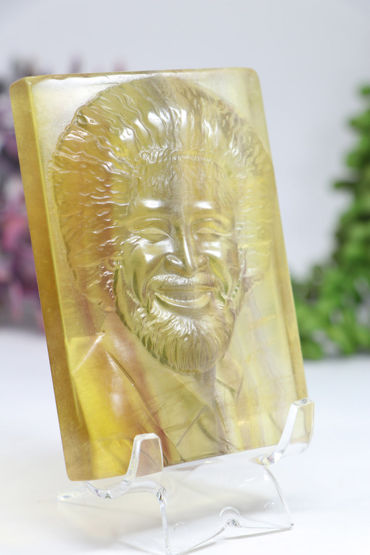 Bob Ross Fluorite Carving DF917