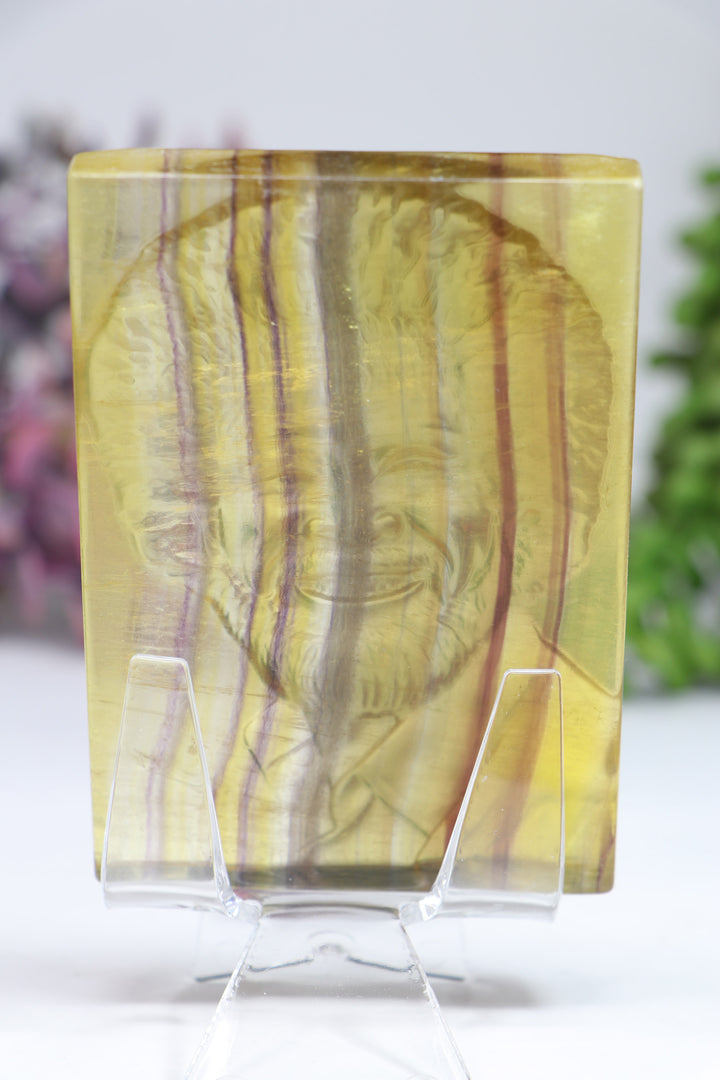 Bob Ross Fluorite Carving DF917