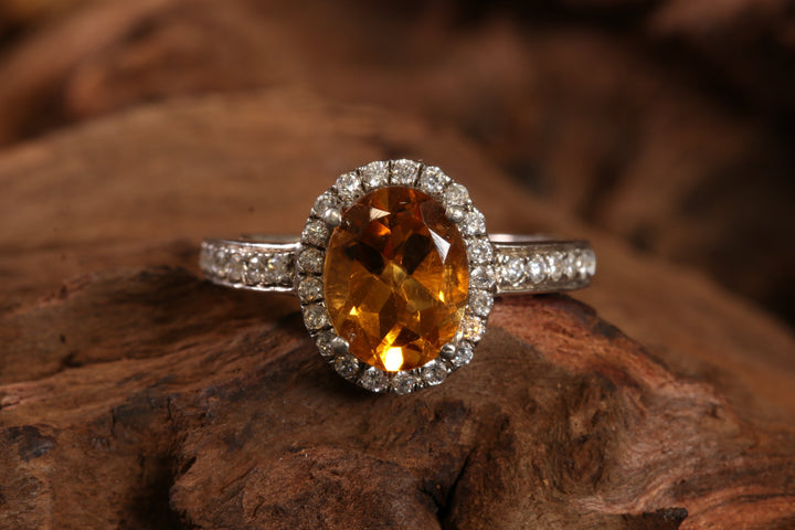 Citrine Ring Size 6 TD1209