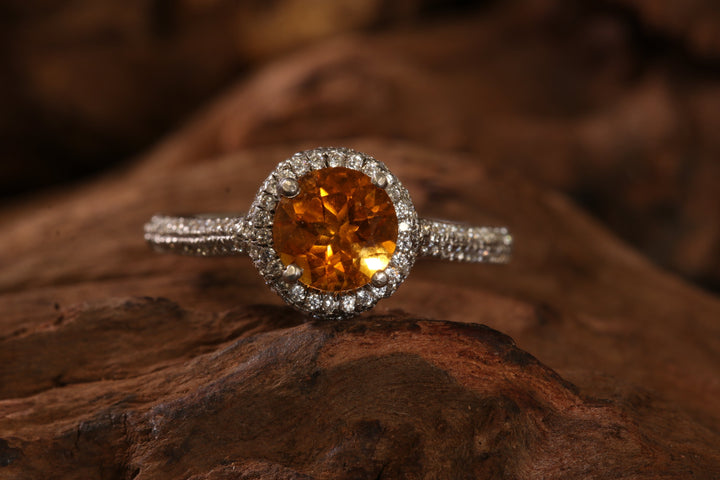 Citrine Ring Size 8 TD1213