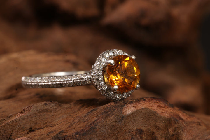 Citrine Ring Size 8 TD1213
