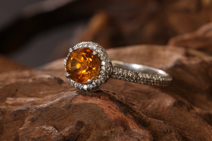 Citrine Ring Size 8 TD1213