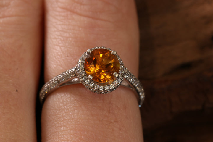 Citrine Ring Size 8 TD1213