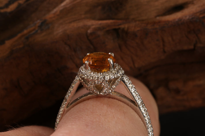 Citrine Ring Size 8 TD1213