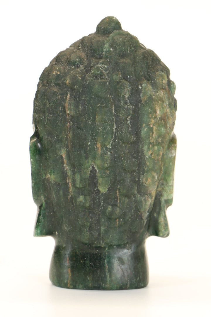 Green Aventurine Buddha Head Carving TD1280