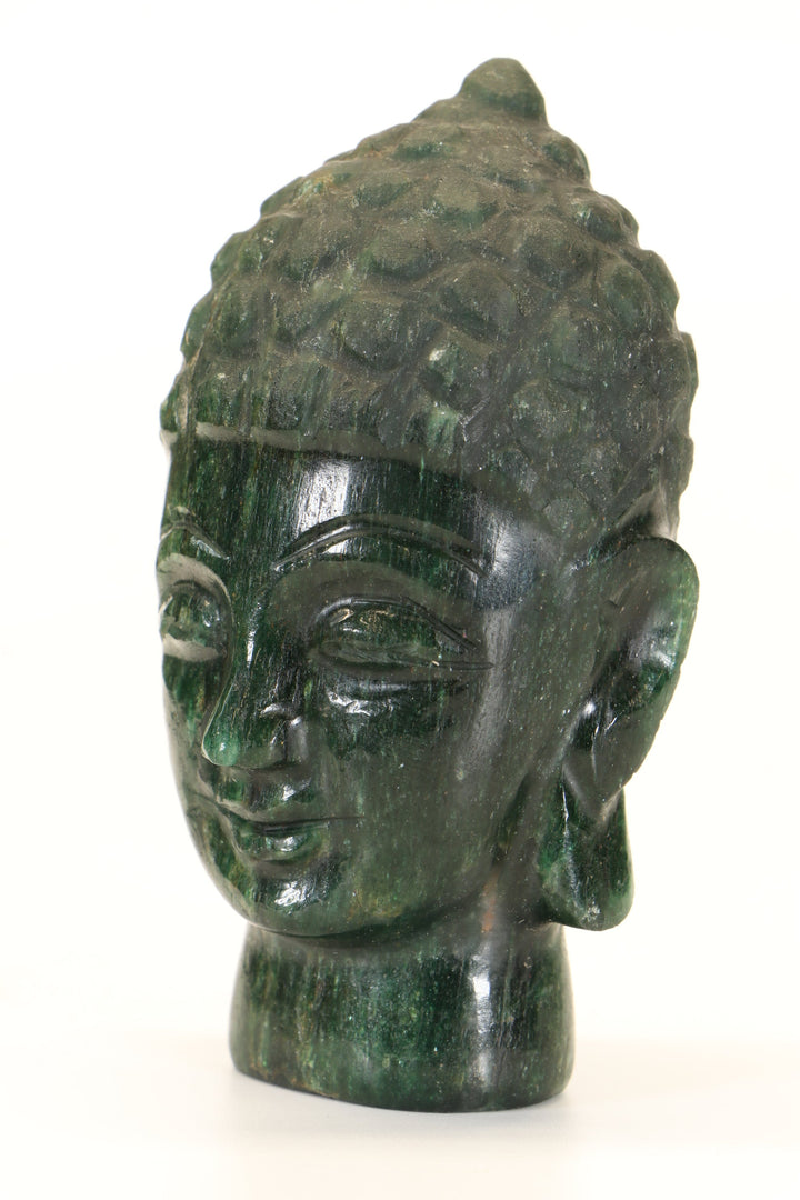 Green Aventurine Buddha Head Carving TD1280