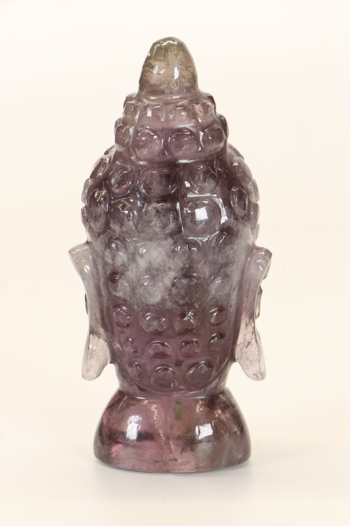Amethyst Buddha Head Carving TD1283