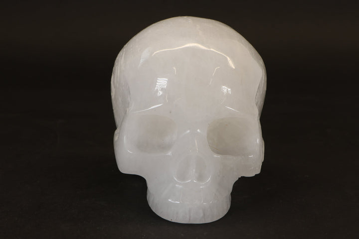 Quartz Pirate Skull Carving TD1382