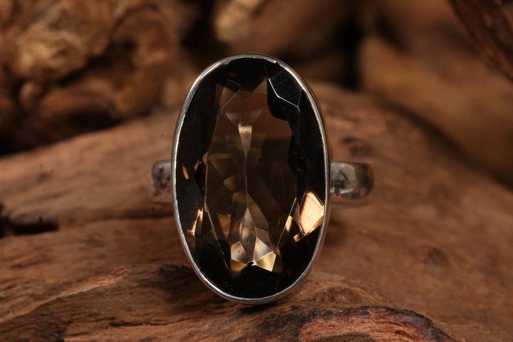 Smokey Quartz Ring Size 7 TD1428