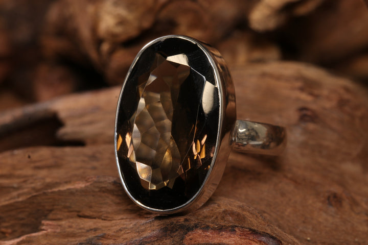 Smokey Quartz Ring Size 7 TD1428