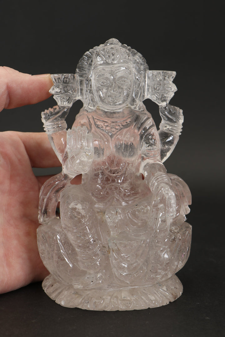 Quartz Lakshmi Carving TD1641