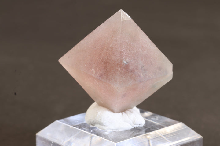 Pink Octahedral Fluorite with Byssolite Inclusions TD1933