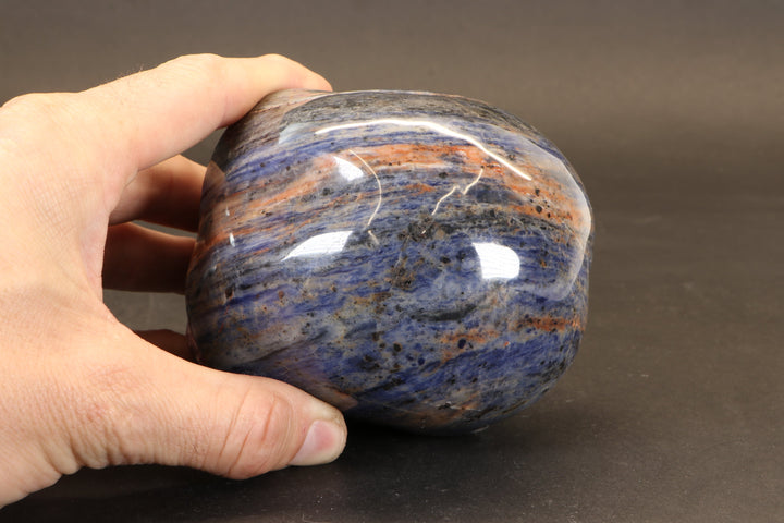 Sodalite Alien with Lepidolite Eyes TD2236