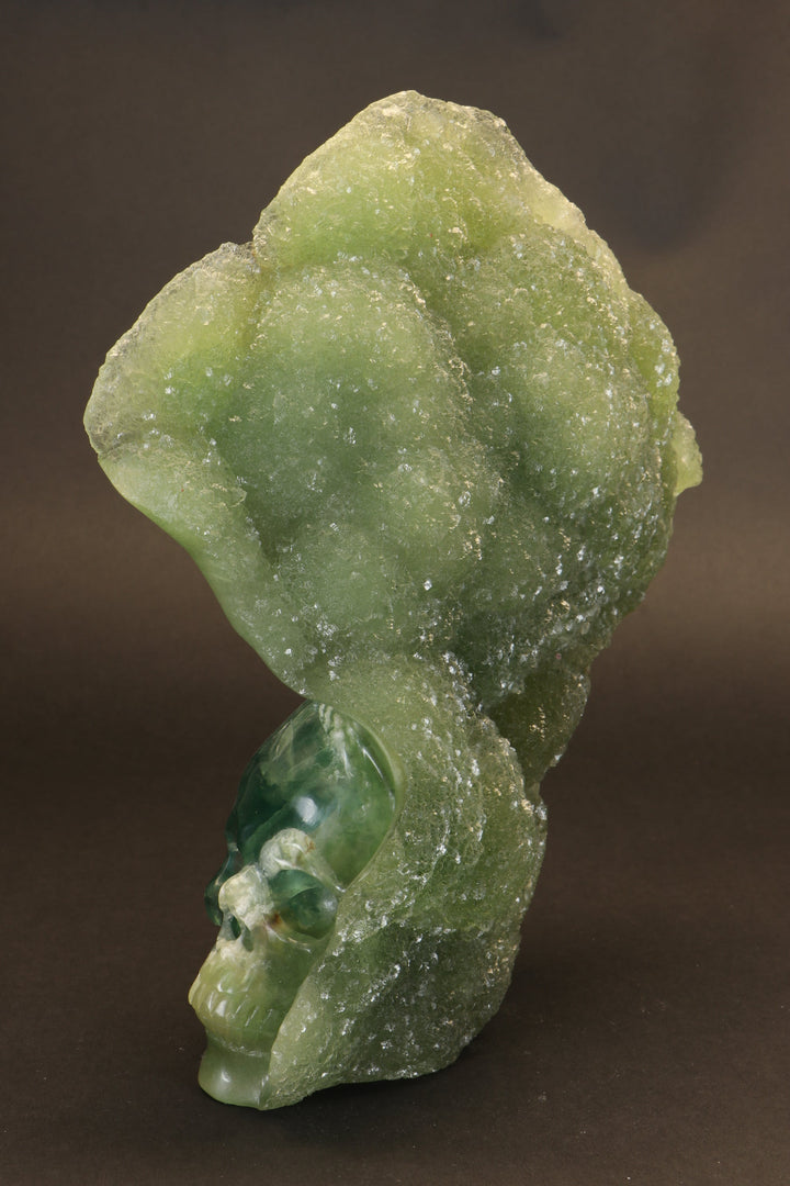 Green Fluorite Tree Skull TD2269