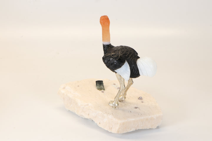 Ostrich Carving by Peter Muller TD234