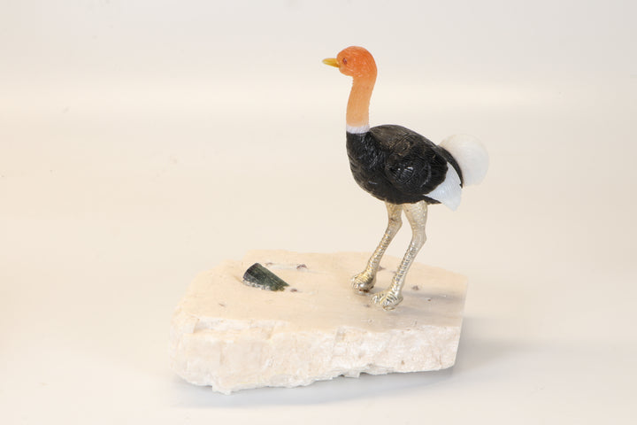 Ostrich Carving by Peter Muller TD234