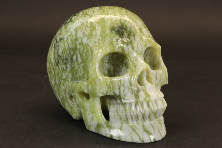 Serpentine Skull Carving TD269
