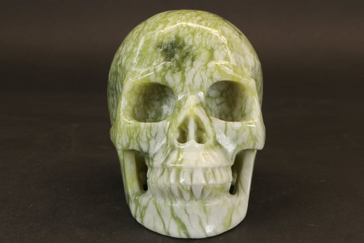 Serpentine Skull Carving TD269
