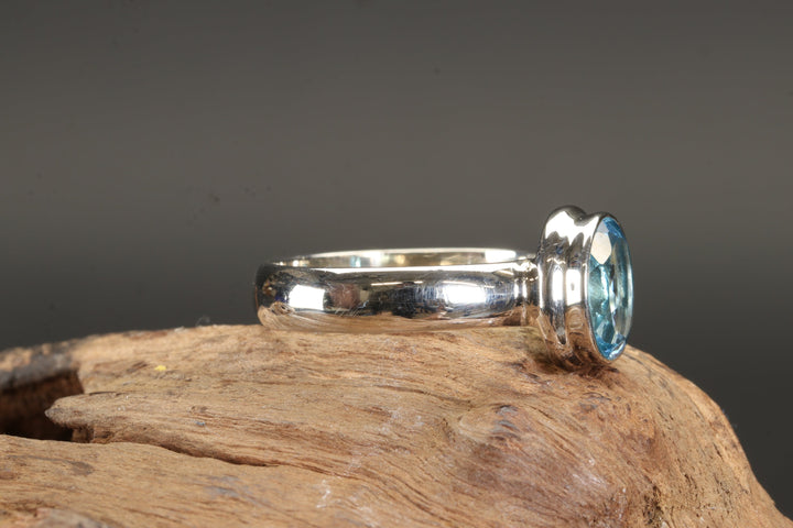 London Blue Topaz Ring Size 8