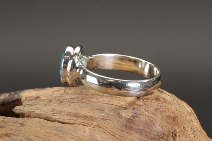 London Blue Topaz Ring Size 8