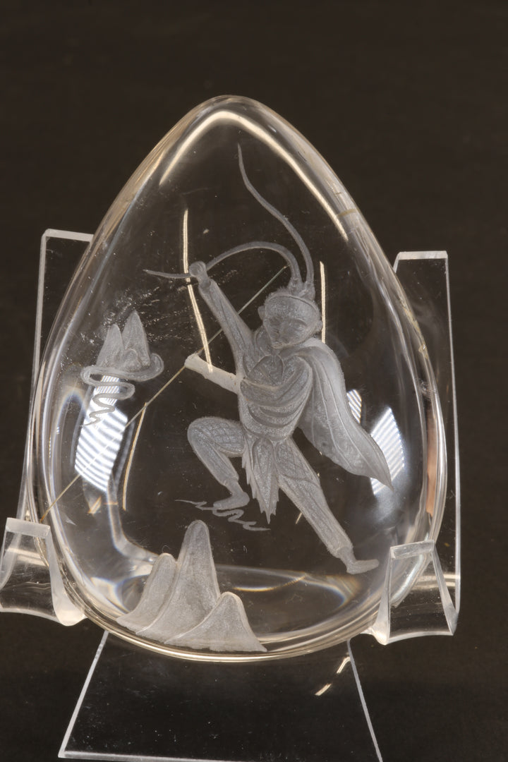 Reverse Intaglio Sun Wukong Monkey King Carving TD2919