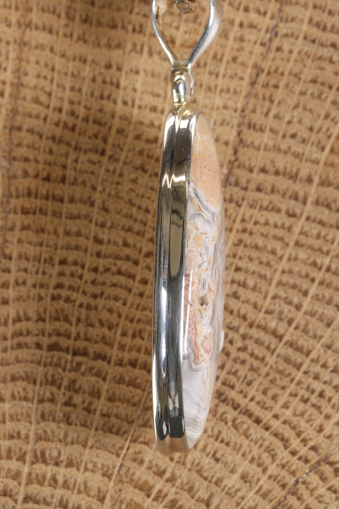 Crazy Lace Agate Pendant