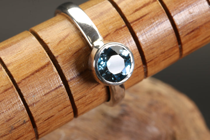 London Blue Topaz Ring Size 6