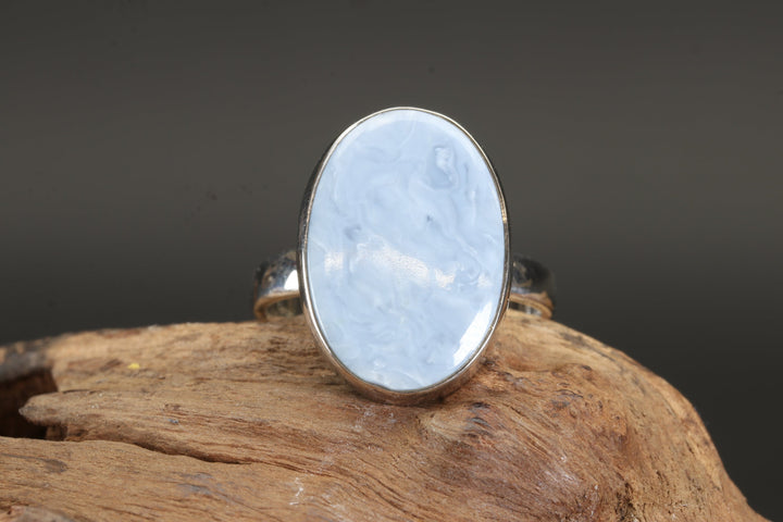 Owyhee Blue Opal Ring Size 8